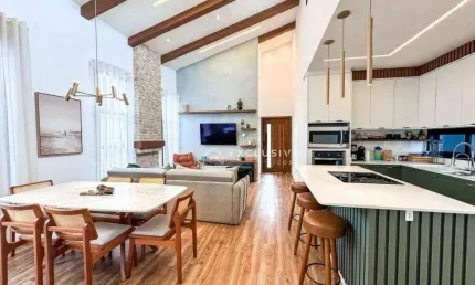 Casa com 3 dormitórios à venda, 128 m² por R$ 1.150.000,00 - Malibu - Caçapava/SP