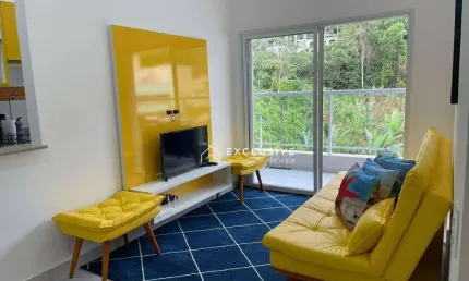 Apartamento com 2 dormitórios à venda, 64 m² por r$ 900.000,00 - toninhas - ubatuba/sp