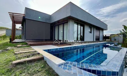 Casa com 2 dormitórios à venda, 200 m² por R$ 2.720.000,00 - Condomínio Residencial Ecopark Bourbon - Caçapava/SP