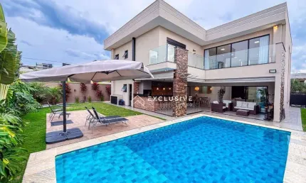 Sobrado com 4 dormitórios à venda, 305 m² por R$ 3.200.000,00 - Condomínio Residencial Ecopark Bourbon  - Caçapava/SP