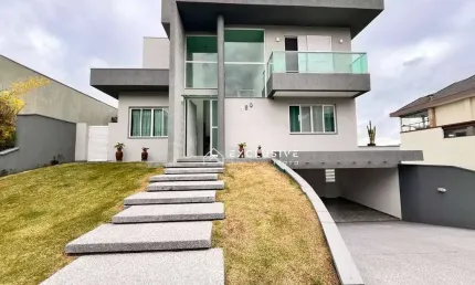 Sobrado com 3 dormitórios à venda, 411 m² por r$ 3.400.000,00 - condomínio residencial jaguary - são josé dos campos/sp