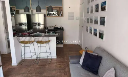 Apartamento com 1 dormitório para alugar, 37 m² por R$ 3.025,00/mês - Centro - São José dos Campos/SP