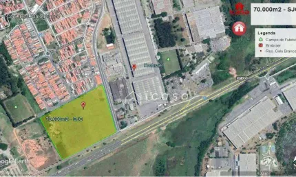 Área à venda, 70000 m² por r$ 28.000.000,00 - residencial armando moreira righi - são josé dos campos/sp