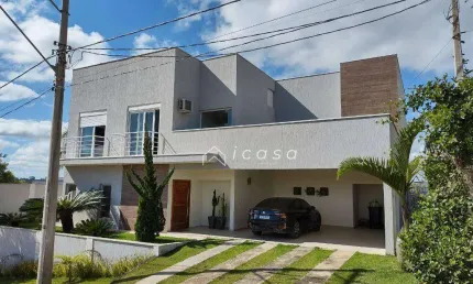 Sobrado com 3 dormitórios, 365 m² - venda por R$ 1.800.000,00 ou aluguel por R$ 13.862,00/mês - Condomínio Lago Dourado - Jacareí/SP