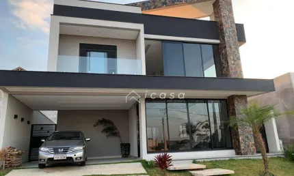 Sobrado com 4 dormitórios à venda, 250 m² por R$ 2.050.000,00 - Condomínio Terras do Vale - Caçapava/SP