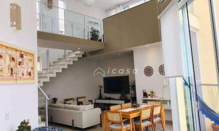 Sobrado com 4 dormitórios à venda, 276 m² por R$ 1.600.000,00 - Condomínio Floradas do Paratey - São José dos Campos/SP