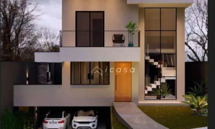 Sobrado com 4 dormitórios à venda, 246 m² por r$ 1.275.000,00 - condomínio residencial mantiqueira - são josé dos campos/sp