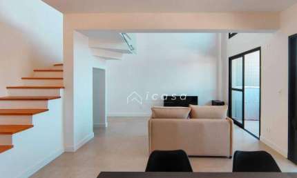 Apartamento Duplex com 1 dormitório à venda, 92 m² por R$ 1.277.000,00 - Jardim Aquarius - São José dos Campos/SP