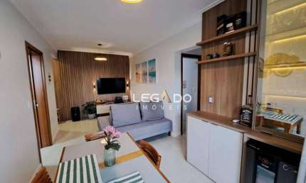 Apartamento Mobiliado com 2 dorm. (1 Suíte) à venda, 66 m² por R$ 450.000 - Iririú - Joinville/SC