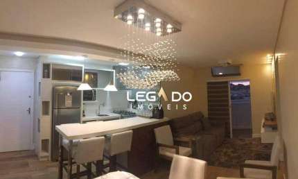 Apartamento Mobiliado com 2 dormitórios (1 suíte) à venda, 66 m² por R$ 430.000 - Iririú - Joinville/SC
