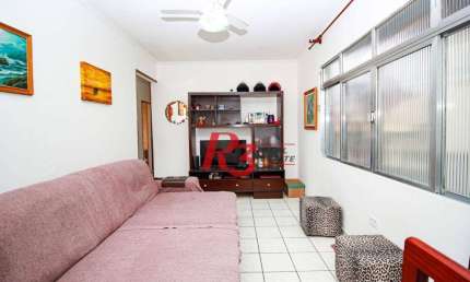 Apartamento com 3 dormitórios à venda, 84 m² por R$ 450.000,00 - Aparecida - Santos/SP