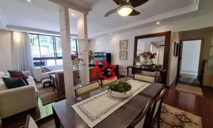 Apartamento à venda, 159 m² por R$ 1.190.000,00 - Boqueirão - Santos/SP
