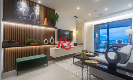 Apartamento à venda, 83 m² por R$ 1.214.500,00 - Boqueirão - Santos/SP