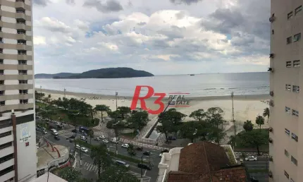 Apartamento com 3 dormitórios à venda, 296 m² - gonzaga - santos/sp
