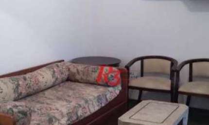 Apartamento com 1 dormitório, 50 m² - Gonzaga - Santos/SP