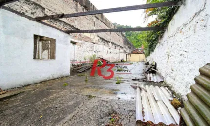 Terreno para alugar, 339 m² por R$ 10.000,00/mês - Centro - Santos/SP
