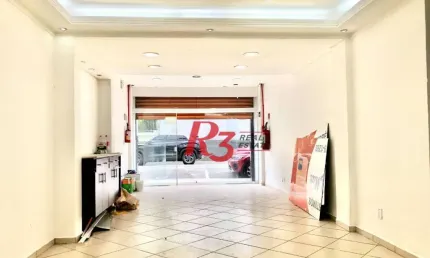 Loja para alugar, 80 m² por R$ 3.200,00/mês - Centro - Santos/SP