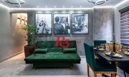 Apartamento com 2 dormitórios à venda, 70 m² por r$ 650.000,00 - vila belmiro - santos/sp