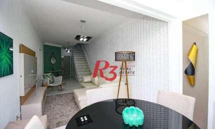 Cobertura com 4 dormitórios à venda, 225m² - Ponta da Praia - Santos/SP