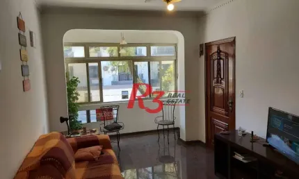 Apartamento à venda, 83 m² por r$ 480.000,00 - boqueirão - santos/sp