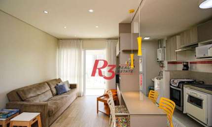 Apartamento à venda, 57 m² por R$ 880.000,00 - Gonzaga - Santos/SP
