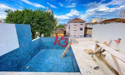 Casa com 3 dormitórios à venda, 290 m² - Boqueirão - Santos/SP