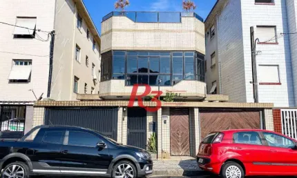 Sobrado com 5 dormitórios à venda, 258 m² - Embaré - Santos/SP