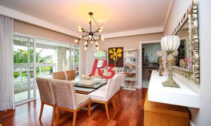 Apartamento com 3 dormitórios à venda, 189 m² por R$ 2.250.000,00 - Ponta da Praia - Santos/SP