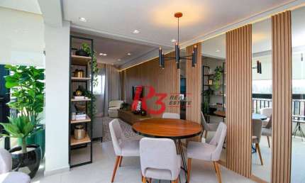 Apartamento à venda, 78 m² por R$ 972.910,00 - Marapé - Santos/SP