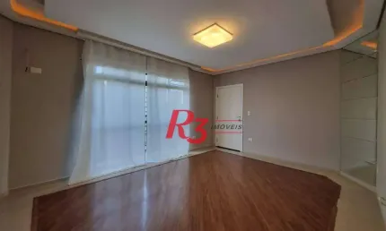 Apartamento com 3 dormitórios para alugar, 99 m² por R$ 5.800,00/mês - Boqueirão - Santos/SP