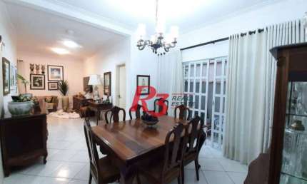 Casa sobreposta baixa, à venda, com 3 dorm (1 suíte), 1 vaga, no  Campo Grande em Santos SP
