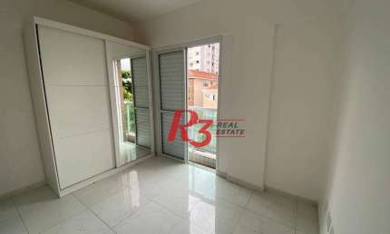 Apartamento com 2 dormitórios à venda, 60 m² por R$ 430.000,00 - Aparecida - Santos/SP