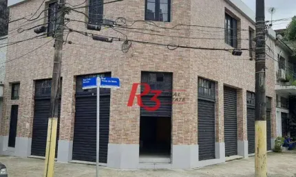 Ponto comercial com 1 sala para alugar na Rua Comendador Martins, 12, Vila Mathias, Santos