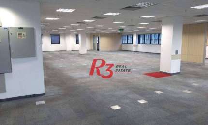 Andar Corporativo para alugar, 544 m² - Gonzaga - Santos/SP