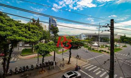 Sala Comercial na Ponta da Praia em Santos em frente ao Ferry Boat