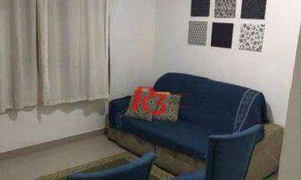 Apartamento com 2 dormitórios à venda, 70 m² - Aparecida - Santos/SP