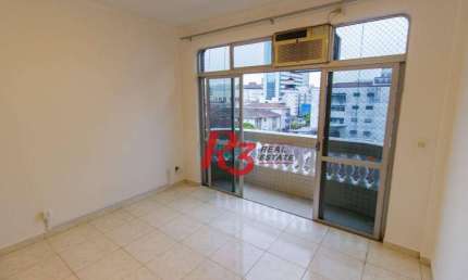 Apartamento com 4 dormitórios para alugar, 183 m² por R$ 5.100,00/mês - Gonzaga - Santos/SP