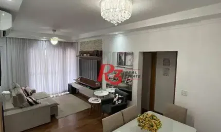 Apartamento Garden à venda, 82 m² por R$ 1.224.000,00 - Campo Grande - Santos/SP