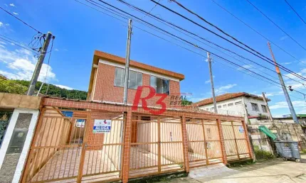 Casa à venda, 60 m² por R$ 298.000,00 - Chico de Paula - Santos/SP