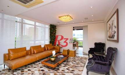 Apartamento com 4 suítes à venda, 280 m² por R$ 2.100.000 - Aparecida - Santos/SP