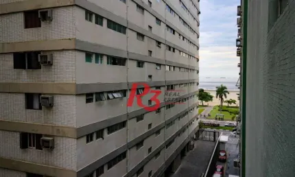 Apartamento com 1 dormitório, 60 m² - venda por R$ 450.000,00 ou aluguel por R$ 3.000,00/mês - Pompéia - Santos/SP