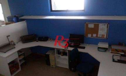 Sala comercial com 5 salas para alugar na Rua Doutor Carvalho de Mendonça, 247, Vila Belmiro, Santos