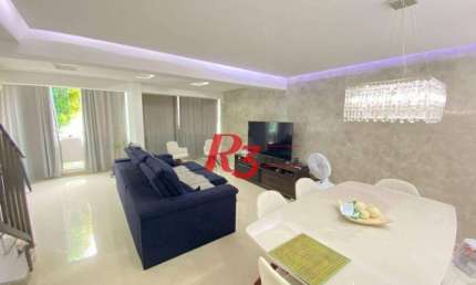 Sobrado à venda, 212 m² por R$ 1.500.000,00 - Embaré - Santos/SP