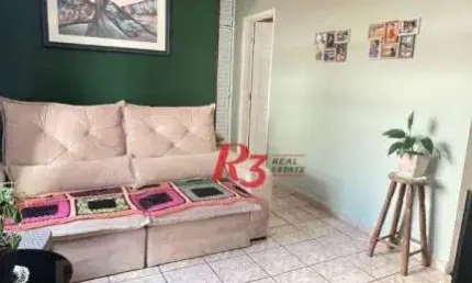 Apartamento com 1 dormitório à venda, 43 m² por R$ 310.000,00 - Gonzaga - Santos/SP