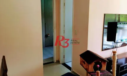 Apartamento com 2 dormitórios à venda, 55 m² por R$ 300.000,00 - Morro de Nova Cintra - Santos/SP