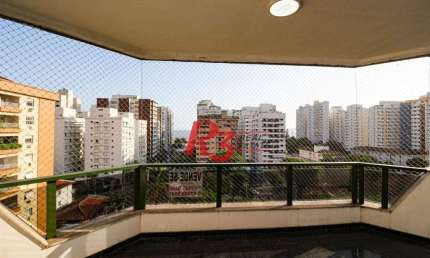 Apartamento, 400 m² - venda por R$ 3.500.000,00 ou aluguel por R$ 17.000,00/mês - Embaré - Santos/SP