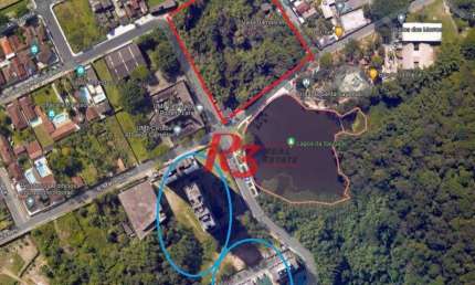 Terreno à venda, 12218 m² por R$ 12.000.000,00 - Morro de Nova Cintra - Santos/SP