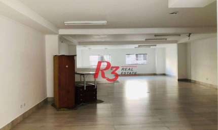Sala para alugar, 160 m² por R$ 8.900,00/mês - Pompéia - Santos/SP