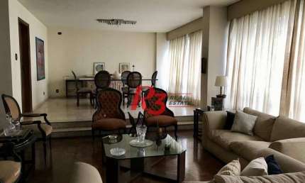 Apartamento com 4 dormitórios à venda, 302 m² por R$ 1.702.000,00 - Boqueirão - Santos/SP