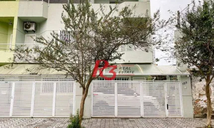 Sobrado com 3 dormitórios à venda, 89 m² por R$ 790.000,00 - Campo Grande - Santos/SP
